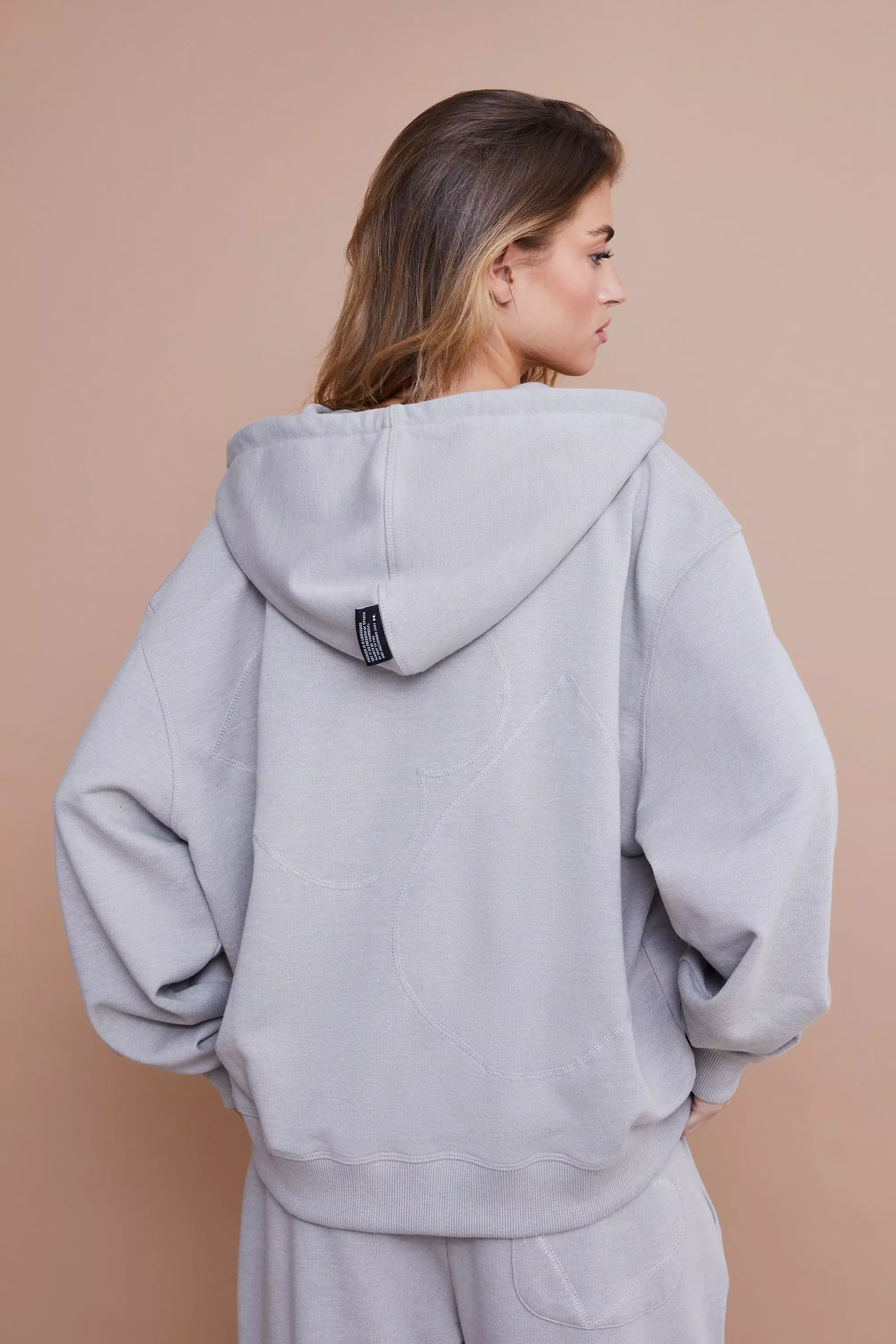 Oversized Boxy Zip Through Heavyweight Hoodie | boohooMAN USA